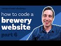 How to code a brewery website - The cards! [Design & Code] Code part 6