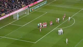 Zlatan Ibrahimovic Increíble gol de tiro libre - Bristol City vs Manchester United - 20/12/2017