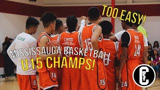 Mississauga U15 CHAMPS! Putting ON For The City! (RE-reupload)