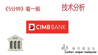 股市狙击队-《5分钟看一股》之CIMB BANK 1023 （以上分享纯属个人看法，买卖自负）