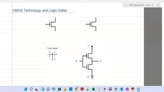 [1] CMOS Logic Gates - AND OR NAND NOR Logic Circuits