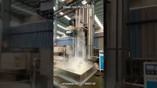 Steel roller processing for embossing of toilet paper, kitchen towel and Maxi roll