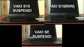 SONY VAIO SE / S15 suspend test