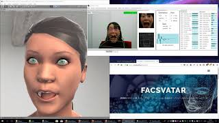 FACSvatar v0.2.6-alpha real time facial animation with OpenFace 2.0