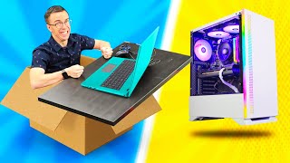 BROKE vs PRO Gaming Laptop vs Desktop PC