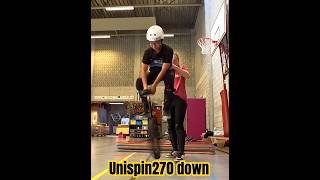 Unispin270down🔥獨輪車270度下踏板🔥#unicycle #unicycletricks #一輪車 #獨輪車 #單輪車 #荷蘭 #einrad #einradfahren #台灣