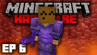 How I Built FULL NETHERITE Armour In Hardcore Minecraft... | Episode 6