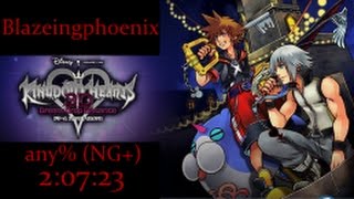 Speedrun: KH DDD HD - any% (New Game+) (PS4) [2:07:23]