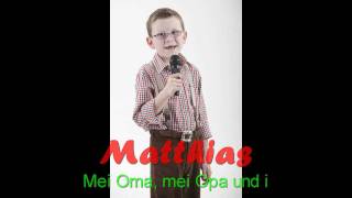 Matthias - Foto-Show  -  Mei Oma, mei Opa und i  - Kinder-Grand-Prix