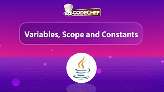 Java Variables, Scope & Constants Explained | Java for Beginners