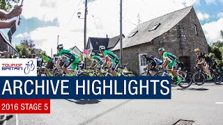 2016 Tour of Britain | Stage Five Highlights | Aberdare to Bath