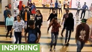 Flash mob turns into surprise marriage proposal