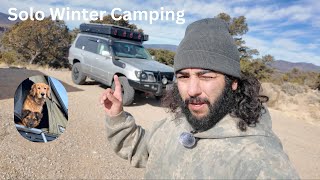 Solo Winter Camping in New Mexico | Land Cruiser Updates