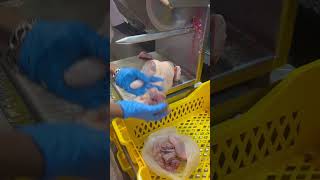 Fresh Chicken cutting cutting original slish #youtubeshorts #shortvideo