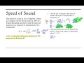 rate of change speed of sound