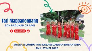 Juara II - SDN Ragunan 07 Pagi - Tari Mappadendang, TMII, 27 Mei 2023