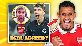 Fabrizio Romano Arsenal TRANSFER Update! | Arsenal Agree New Contract With William Saliba?