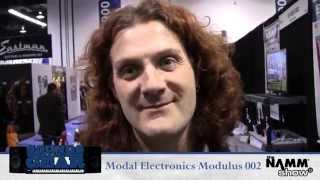 NAMM 2015 - Modal Electronics Modulus 002 Synth part 2 - SoundsAndGear.com