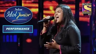 Junior Eman ने Deliver किया "Jiya Re" पर एक Rocking Performance |Indian Idol Junior |Performance