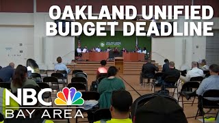 Oakland Unified school board up against budget deadline