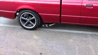 Ford Ranger 3.0 Exhaust - Flowmaster Super 44, Gutted Cats, Slash Tips