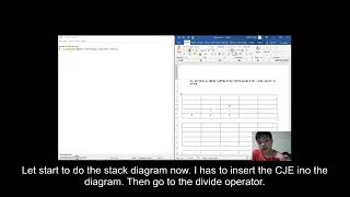 DCA5321 - Computer Architecture (Postfix Notation & Stack Diagram)