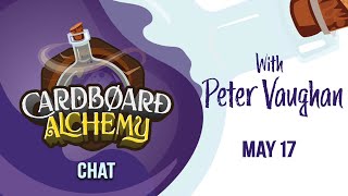 Cardboard Chat with Peter Vaughan 5/17: Chat to a Board Game Publisher!