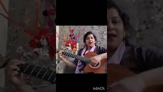 Chhookar Mere Man ko #Kishore Kumar#hindisongsguitar cover #smitaguptashorts #ytshorts