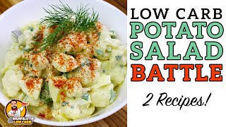 Low Carb POTATO SALAD Battle - The BEST Keto "Potato" Salad Recipe!