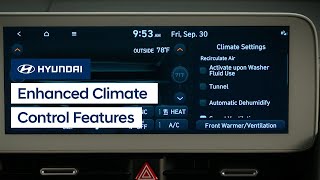 Enhanced Climate Control Settings | Hyundai