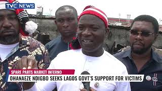 (WATCH) Ohanaeze Ndigbo Seeks Lagos Government's Support For Victims Of Olodi-Apapa Market Fire