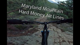 Rippin' the ebike on Maryland Mountain - Hard Money Alternate Lines!!