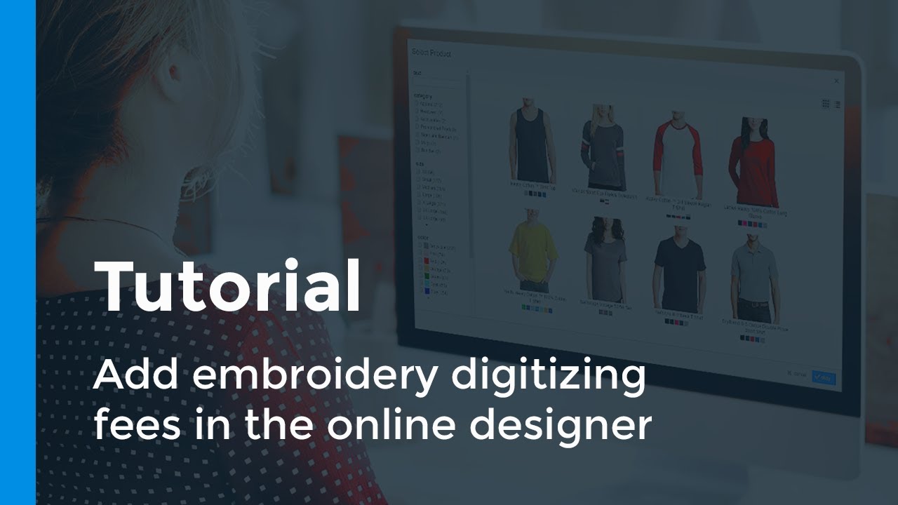 How To Add Embroidery Digitizing Fees On The Online Designer Tutorial