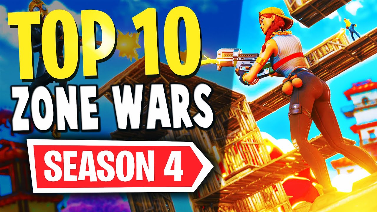 TOP 10 BEST ZONE WARS Creative Maps In Fortnite SEASON 4 | Fortnite ...