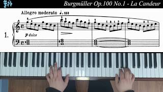 부르크뮐러 25개의 쉬운 연습곡 (Op.100) : No.1 순진한 마음 / F. Burgmüller Easy and Progressive Studies Op.100 No.1