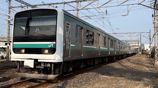 【ジョイント音/トップナンバー】582M 常磐線 E501系K701編成 普通 水戸行 泉～植田間 通過 0309-01