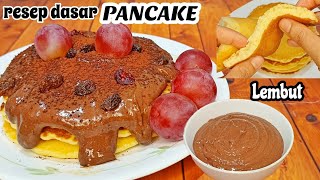 Resep Pancake yang Lembut dan Enak dengan Saus Coklat. Seharian Tetap Lembut