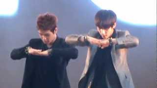 120428 BTOB 롯데월드 게릴라콘서트 댄스퍼포먼스 - 민혁 ver