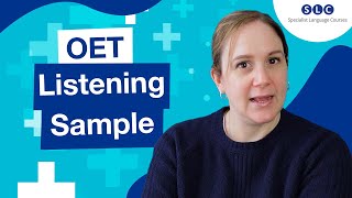 OET Listening Sample *2023 tips*