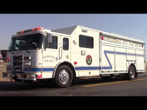 *RARE* Oklahoma City Hazmat 5 Responding 3/18/19 (Q-Siren) - YouTube