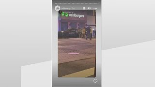 Witness captures events after protests turn violent in Atlanta