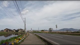 Cycling | 水戸線 下館駅~新治駅~大和駅 | 4K | April 2024 | 字幕あり