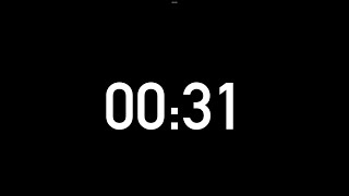 31 seconds countdown timer without alarm