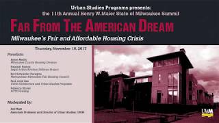 Urban Studies 11th Annual Milwaukee Summit presents: