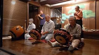 2021年9月4日 自由が丘熊野神社　目黒ばやし「疫病祓い奉納演奏」リハーサルⅡ