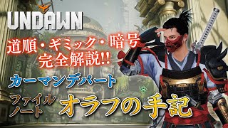 【アンドーンマップ探索】ファイル・ノート「オラフの手記」【カーマンデパート】