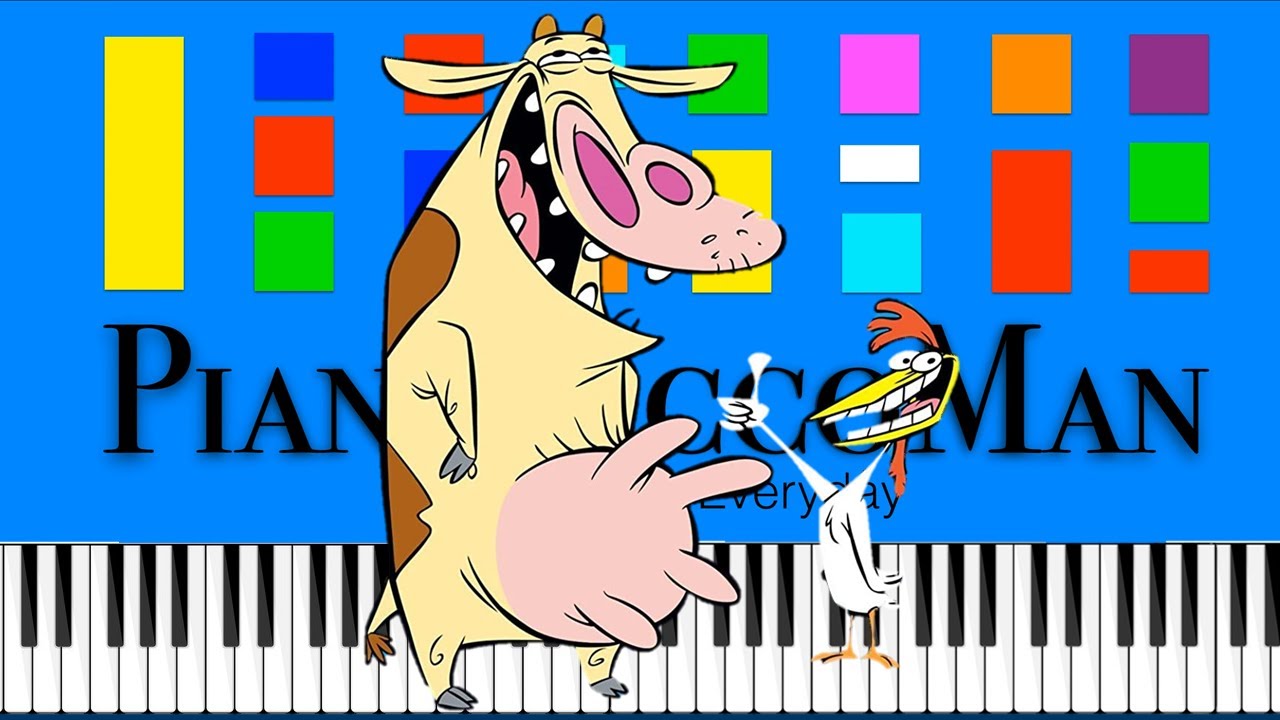Cow And Chicken Theme Song Slow Medium 4k Theme Song Youtube