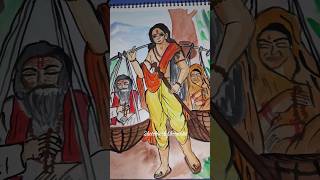 Parents Day special painting ♥️♥️ #parentsdayspecial #shravankumarji #ramayana #realisticpainting