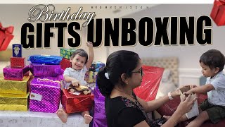 Ayansh Birthday Gifts Unboxing | Ayansh Gifts ని చూసి చాలా Excite  అయ్యాడు | Mr \u0026 Mrs Nissah