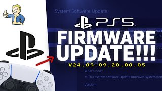 PS5 System Software Update (Version: 24.03-09.20.00.05)